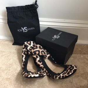 Yosi Samar leather ballet flats